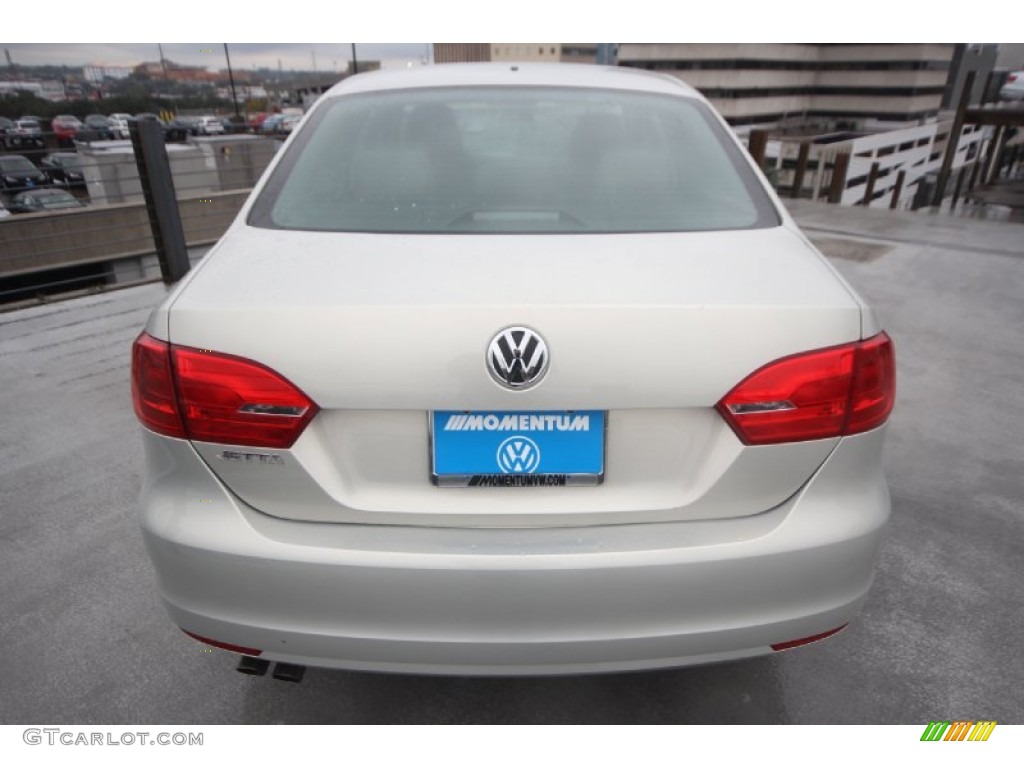 2011 Jetta S Sedan - White Gold Metallic / Latte Macchiato photo #8