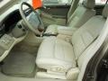2002 Cadillac DeVille Neutral Shale Interior Front Seat Photo