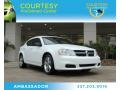 2012 Bright White Dodge Avenger SE  photo #1