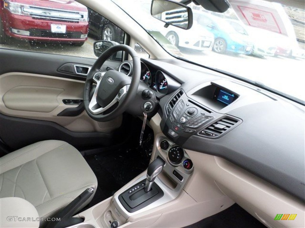 2014 Fiesta SE Hatchback - Ingot Silver / Medium Light Stone photo #11