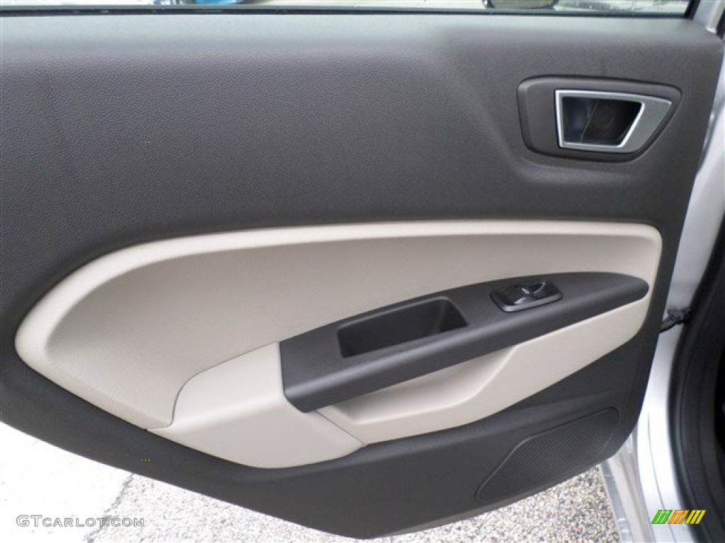 2014 Fiesta SE Hatchback - Ingot Silver / Medium Light Stone photo #14