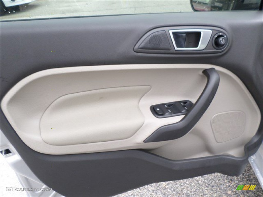 2014 Fiesta SE Hatchback - Ingot Silver / Medium Light Stone photo #21
