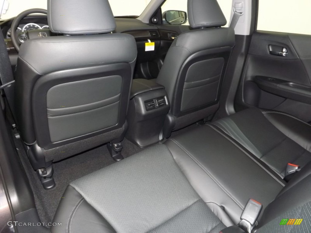 2014 Accord EX-L Sedan - Modern Steel Metallic / Black photo #33