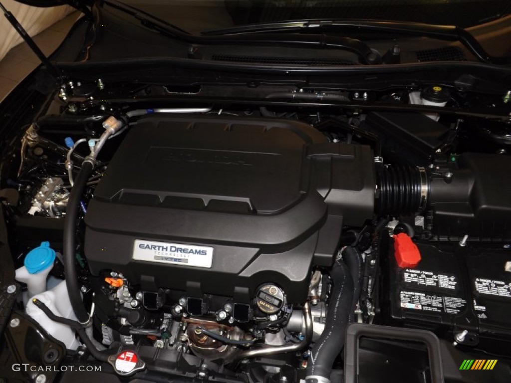 2014 Accord EX-L V6 Sedan - Crystal Black Pearl / Black photo #39