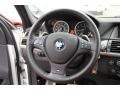 2013 BMW X6 Saddle Brown Interior Steering Wheel Photo