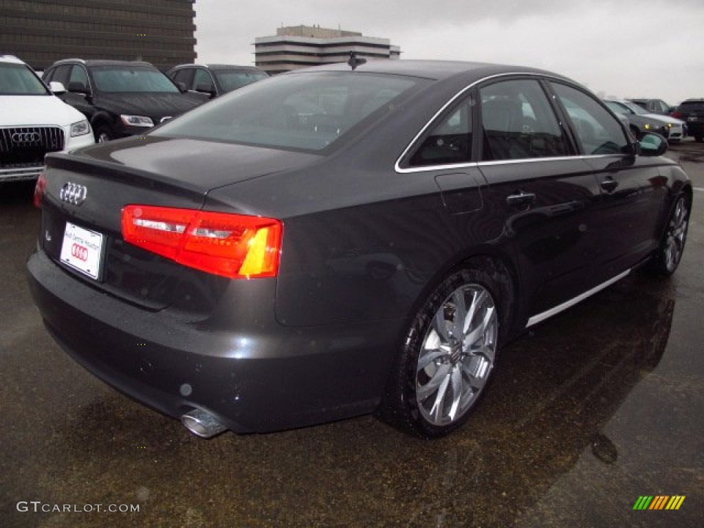 2014 A6 2.0T Sedan - Oolong Gray Metallic / Black photo #2