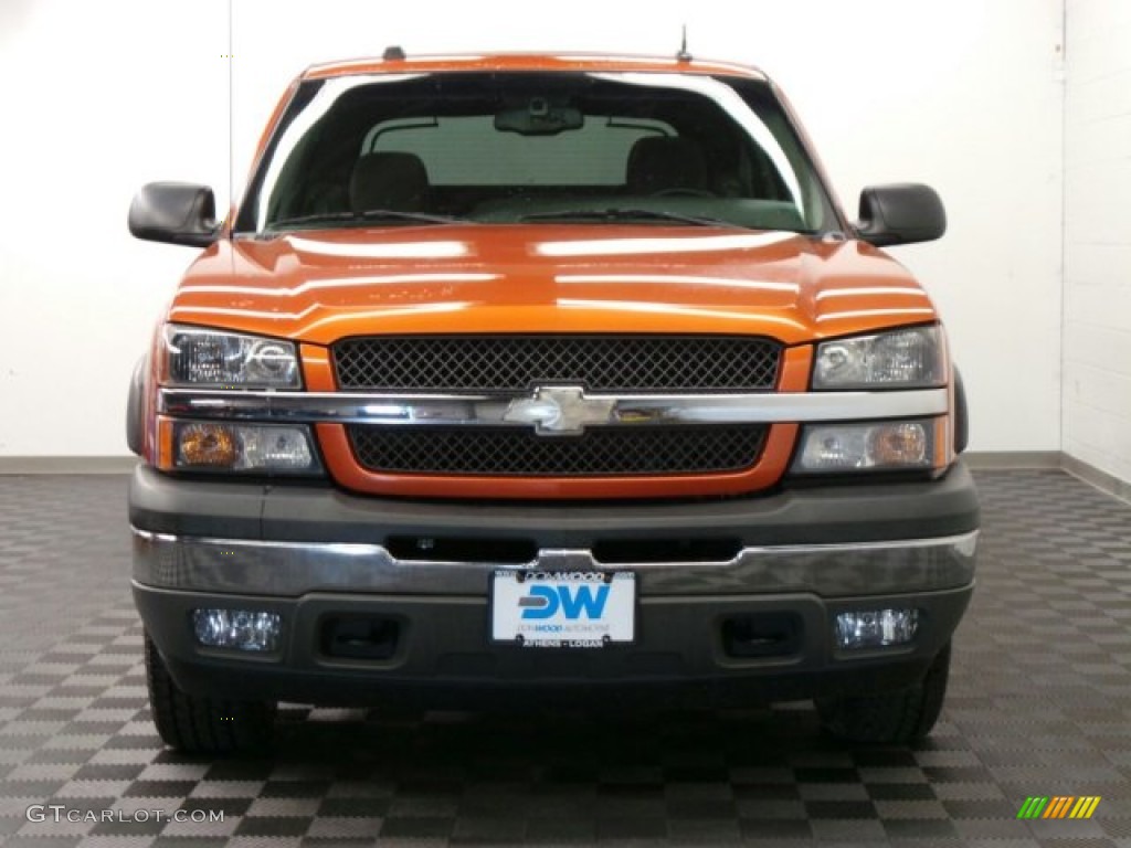 2005 Avalanche Z71 4x4 - Sunburst Orange Metallic / Tan/Neutral photo #2