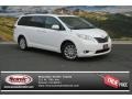 2013 Super White Toyota Sienna XLE AWD  photo #1