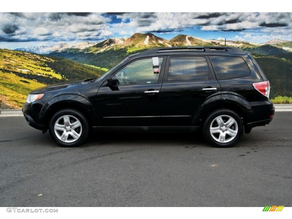 Obsidian Black Pearl 2009 Subaru Forester 2.5 X Premium Exterior Photo #88308936