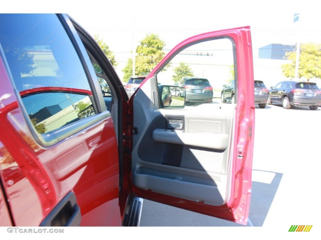 2007 F150 XLT SuperCrew - Redfire Metallic / Medium/Dark Flint photo #15