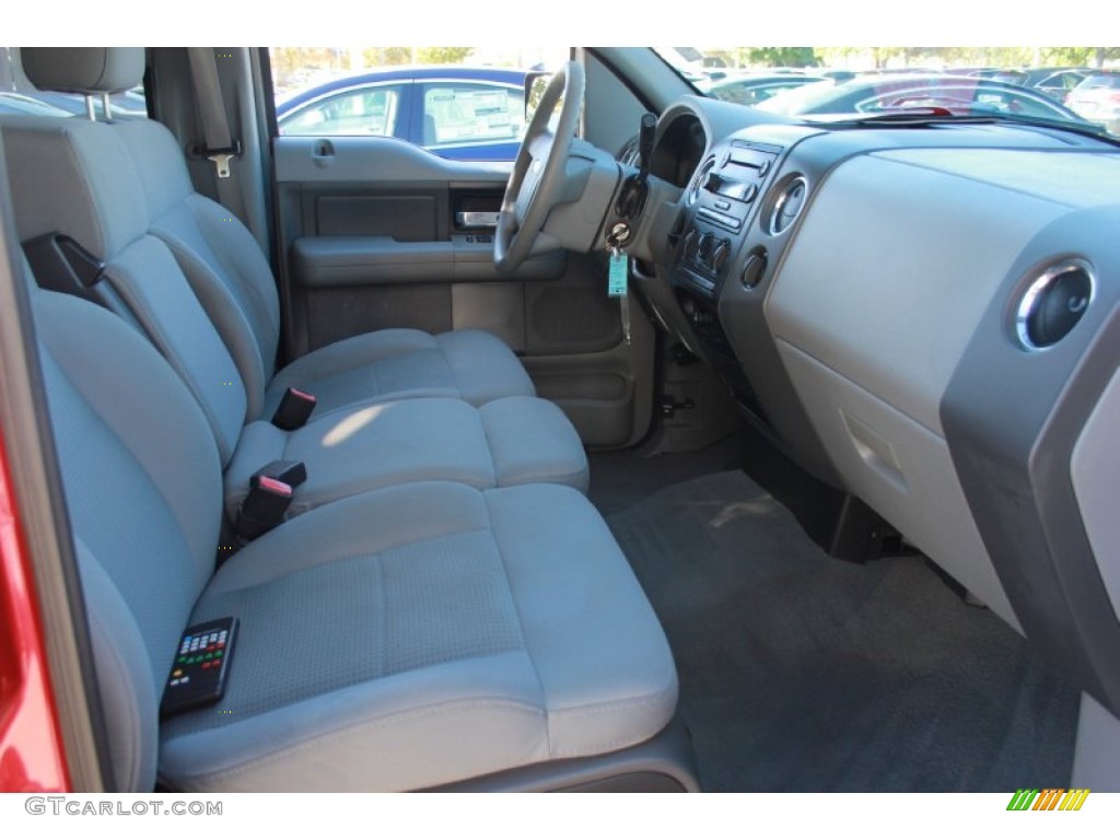 2007 F150 XLT SuperCrew - Redfire Metallic / Medium/Dark Flint photo #16