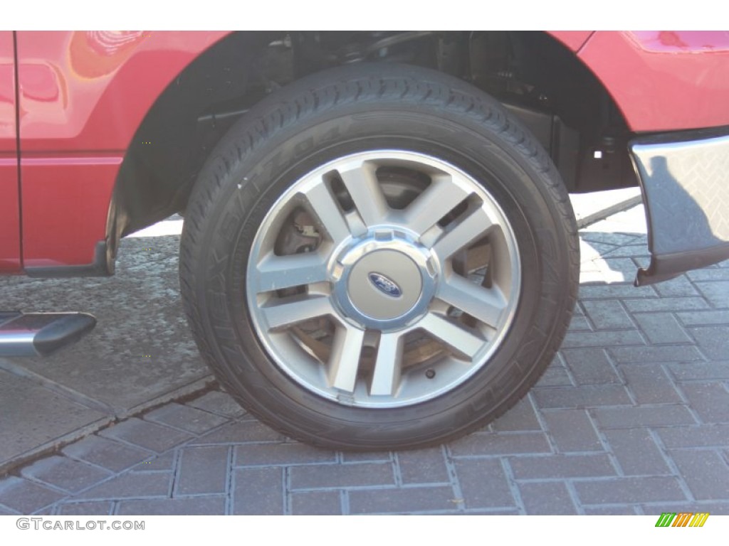 2007 F150 XLT SuperCrew - Redfire Metallic / Medium/Dark Flint photo #30