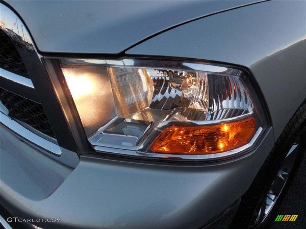 2012 Ram 1500 SLT Quad Cab - Bright Silver Metallic / Dark Slate Gray/Medium Graystone photo #4