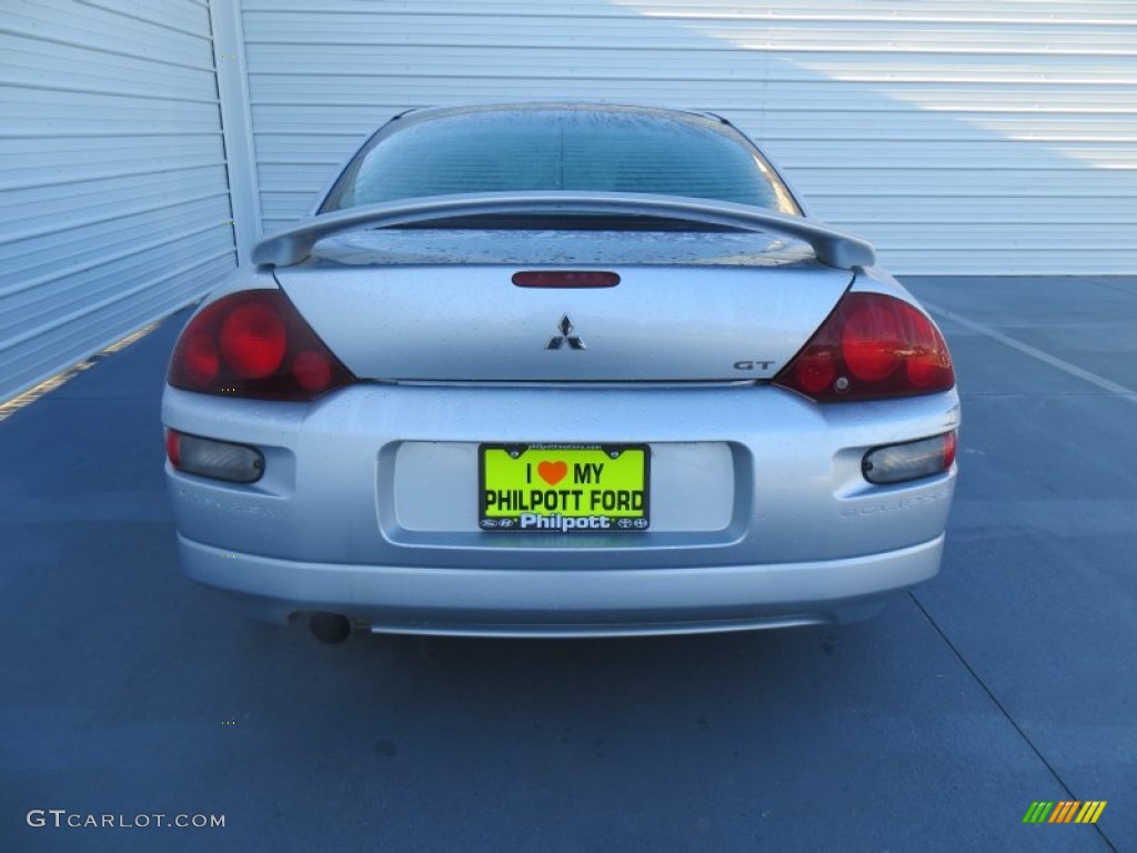 2002 Eclipse GT Coupe - Sterling Silver Metallic / Black photo #5