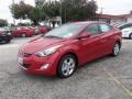 2013 Red Hyundai Elantra GLS  photo #1