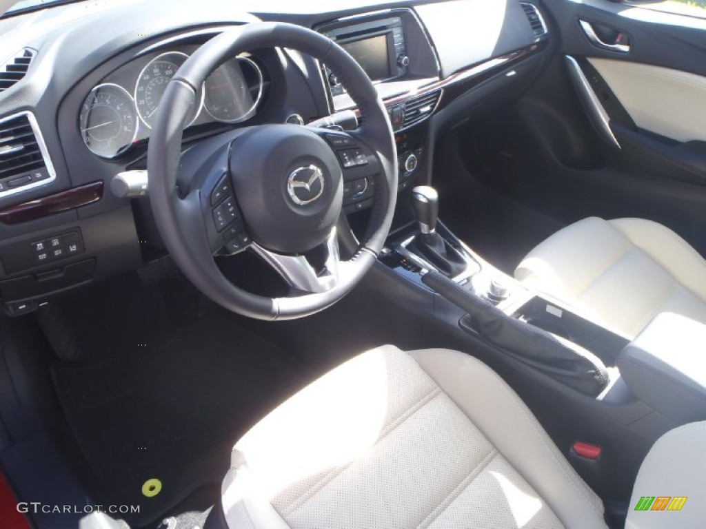 Almond Interior 2014 Mazda MAZDA6 Grand Touring Photo #88313170