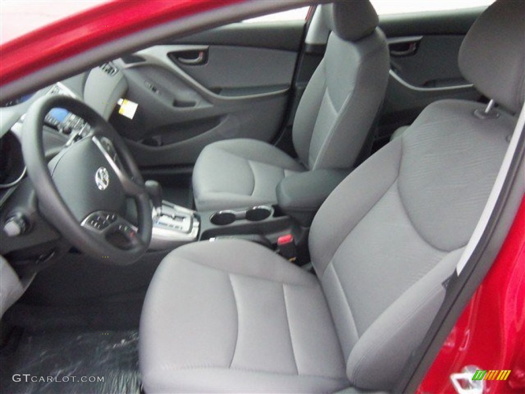 2013 Elantra GLS - Red / Gray photo #5