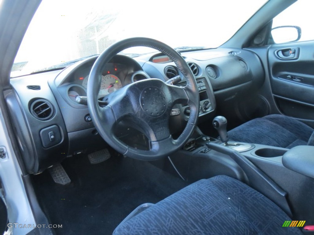 Black Interior 2002 Mitsubishi Eclipse GT Coupe Photo #88313258
