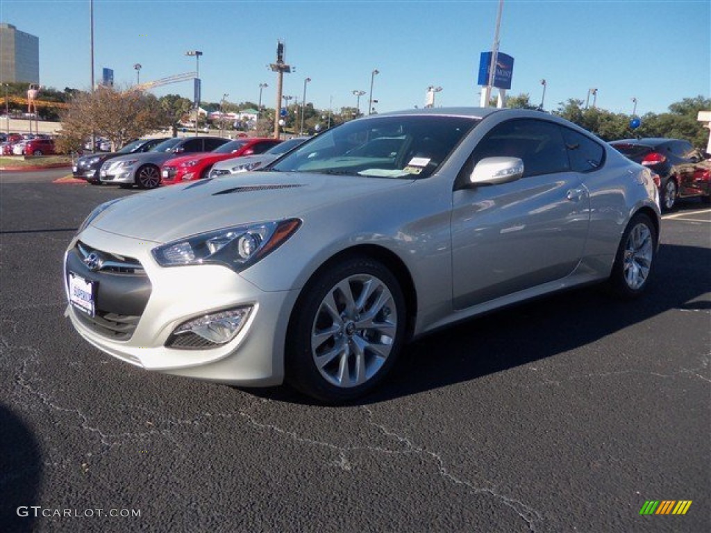 2013 Genesis Coupe 3.8 Grand Touring - Platinum Metallic / Tan Leather photo #1