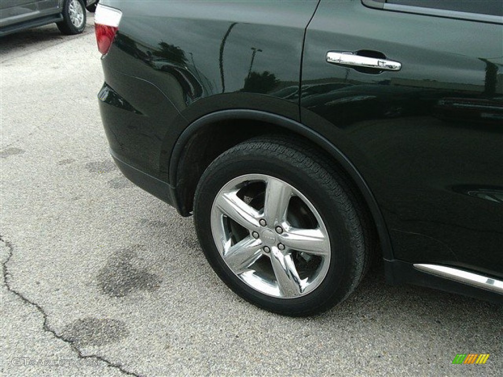 2011 Durango Citadel - Natural Green Pearl / Black photo #9