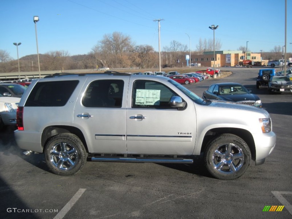 Silver Ice Metallic 2014 Chevrolet Tahoe LTZ 4x4 Exterior Photo #88316266
