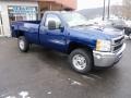 Blue Topaz Metallic - Silverado 2500HD WT Regular Cab 4x4 Photo No. 1