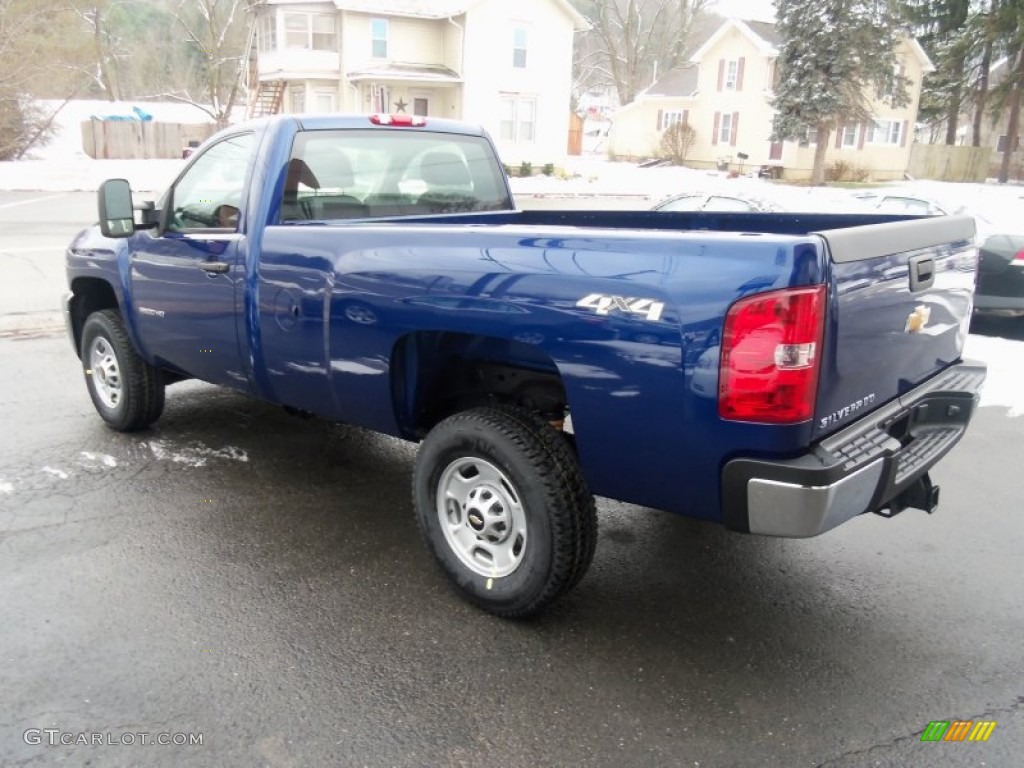 Blue Topaz Metallic 2014 Chevrolet Silverado 2500HD WT Regular Cab 4x4 Exterior Photo #88317256