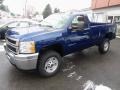 Blue Topaz Metallic - Silverado 2500HD WT Regular Cab 4x4 Photo No. 7
