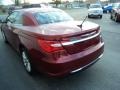 2012 Deep Cherry Red Crystal Pearl Coat Chrysler 200 Limited Convertible  photo #4