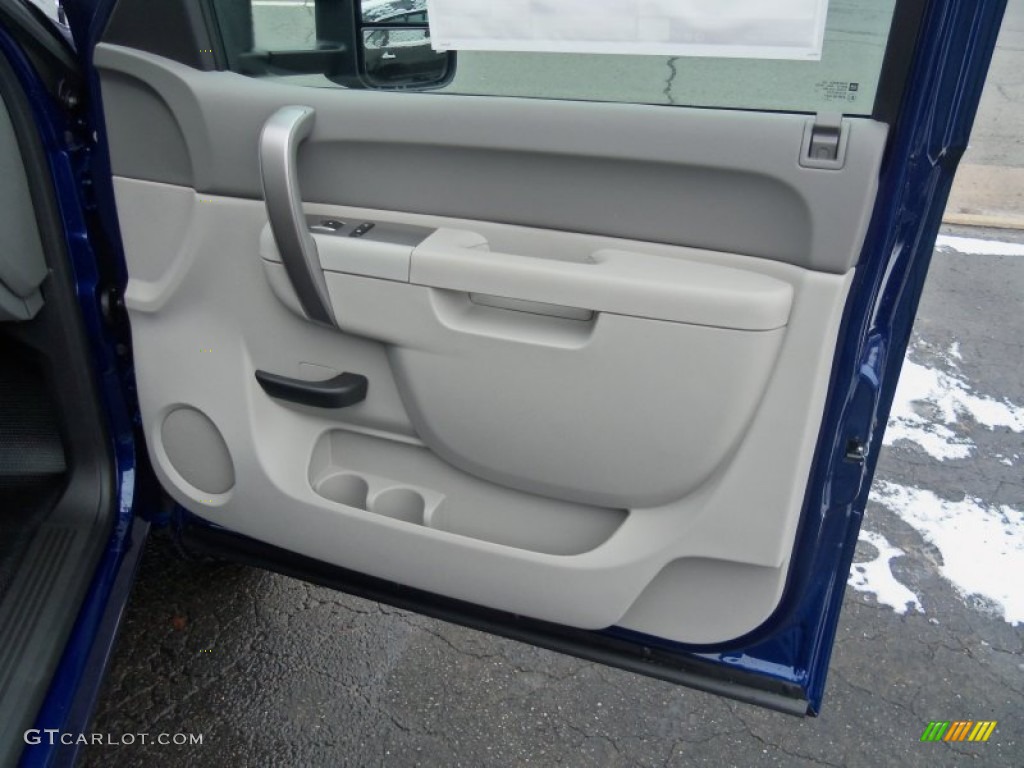 2014 Chevrolet Silverado 2500HD WT Regular Cab 4x4 Dark Titanium Door Panel Photo #88317616