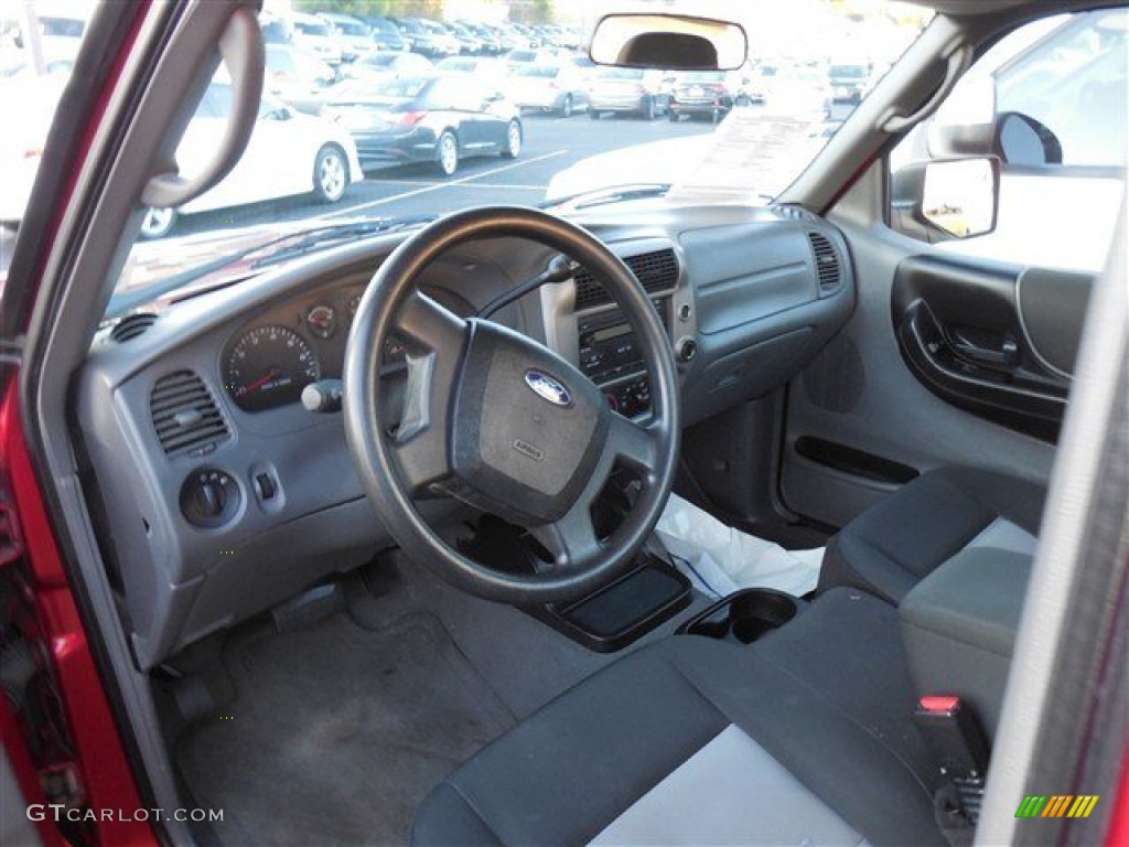 Medium Dark Flint Interior 2009 Ford Ranger XL Regular Cab Photo #88317904