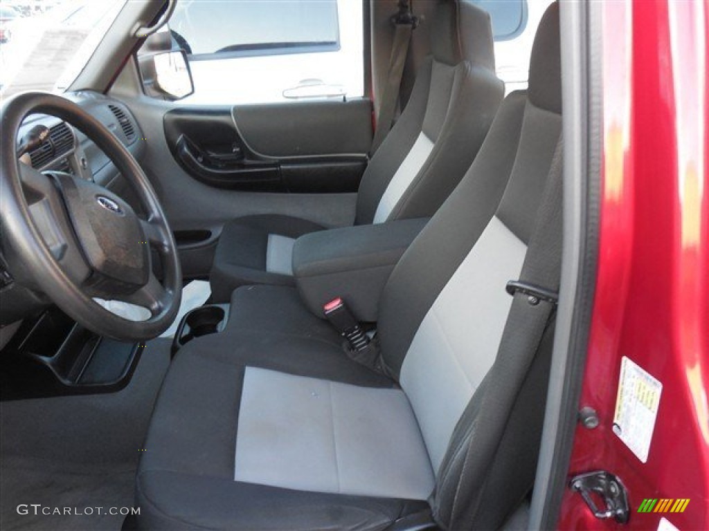 Medium Dark Flint Interior 2009 Ford Ranger XL Regular Cab Photo #88317928
