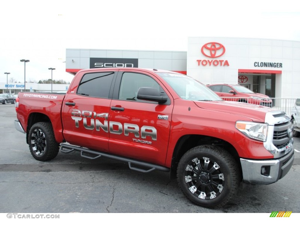 Barcelona Red Metallic Toyota Tundra