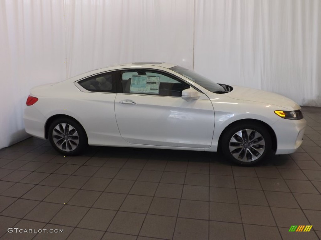 2014 Accord EX-L Coupe - White Orchid Pearl / Ivory photo #5