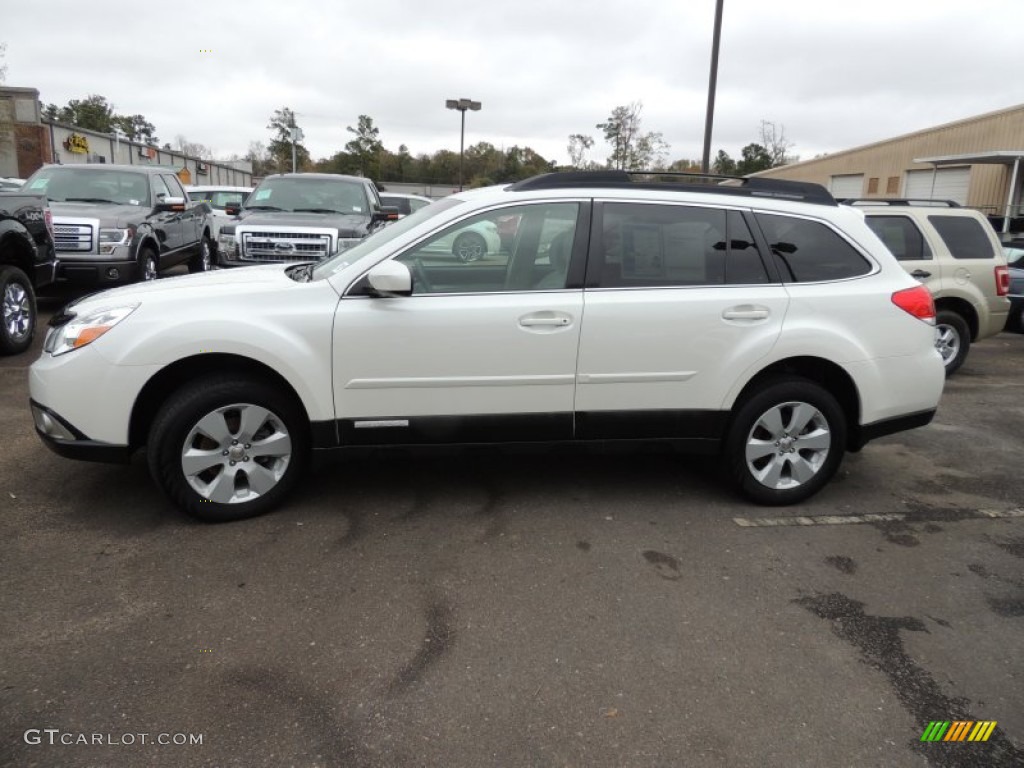 Satin White Pearl 2012 Subaru Outback 2.5i Premium Exterior Photo #88318670