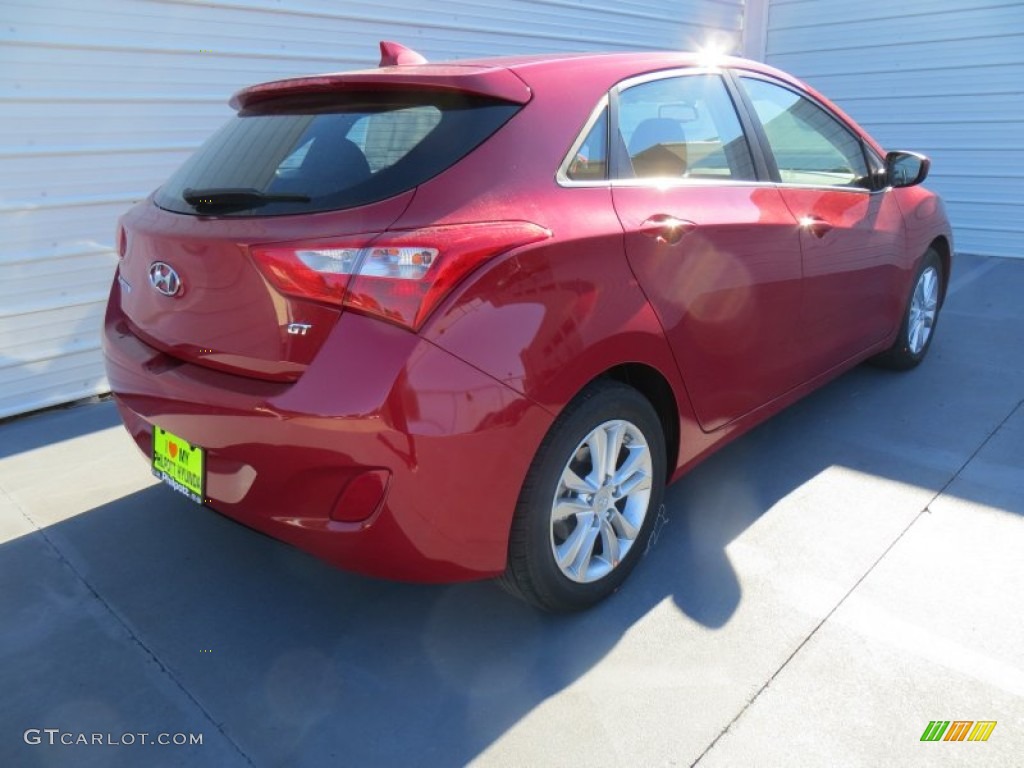 2013 Elantra GT - Red / Black photo #4