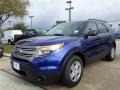 2014 Deep Impact Blue Ford Explorer FWD  photo #1