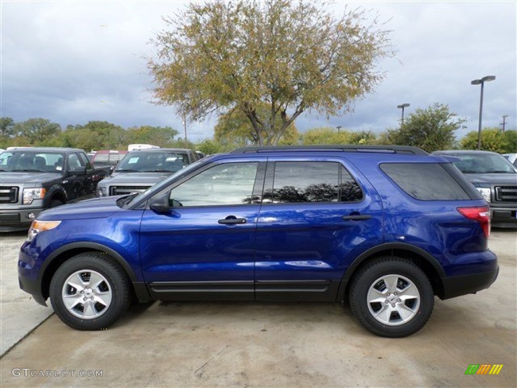 Deep Impact Blue 2014 Ford Explorer FWD Exterior Photo #88319293