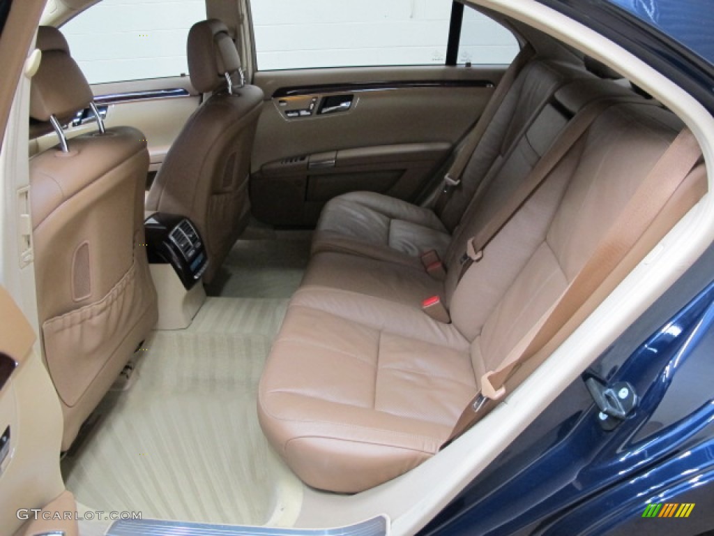 2008 Mercedes-Benz S 550 4Matic Sedan Rear Seat Photo #88319815