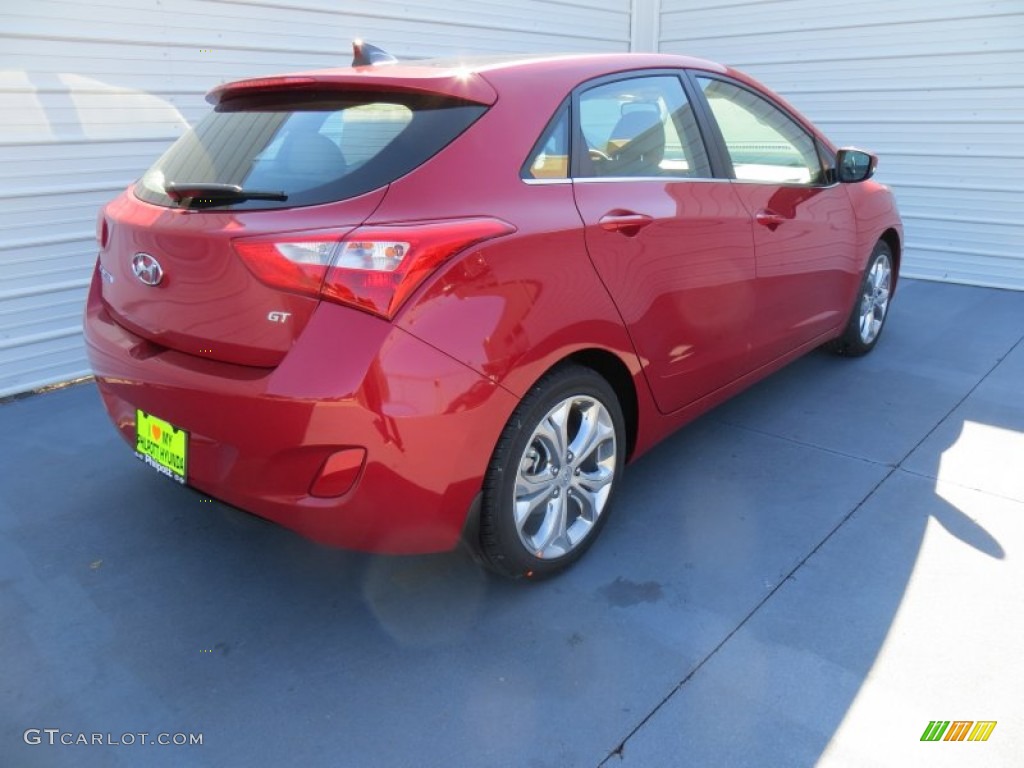 2013 Elantra GT - Red / Beige photo #4