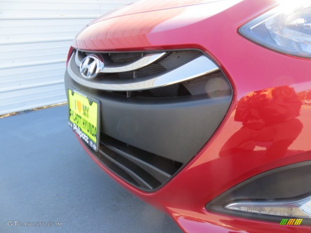 2013 Elantra GT - Red / Beige photo #11