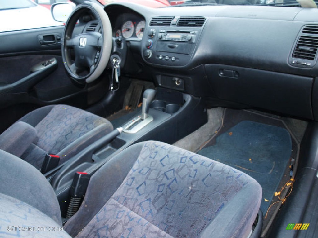 Gray Interior 2002 Honda Civic EX Coupe Photo #88320160