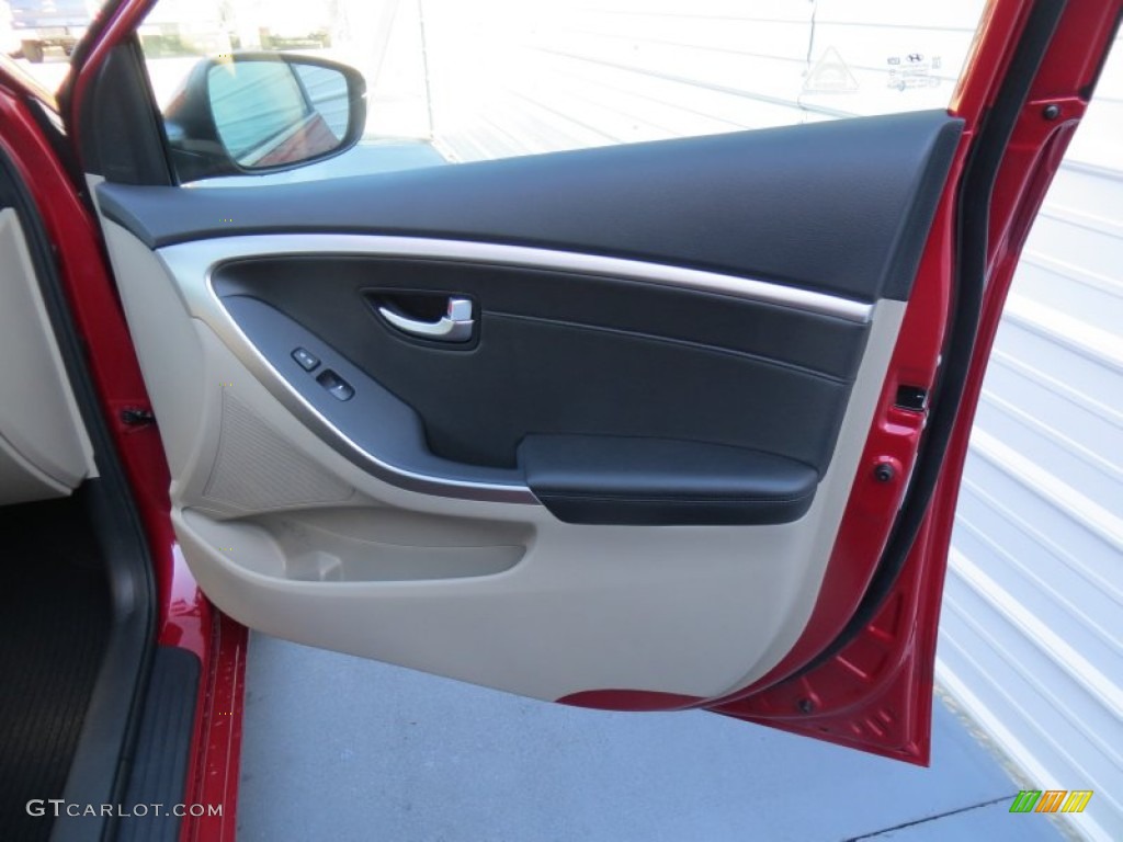 2013 Elantra GT - Red / Beige photo #17