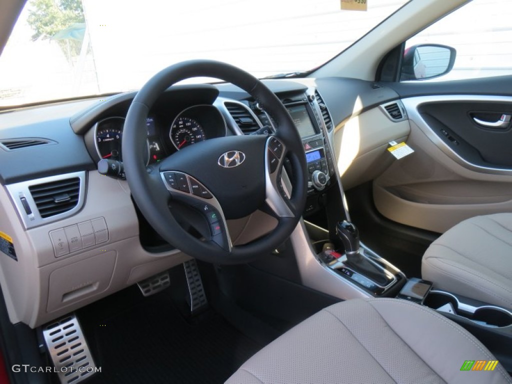 2013 Elantra GT - Red / Beige photo #25