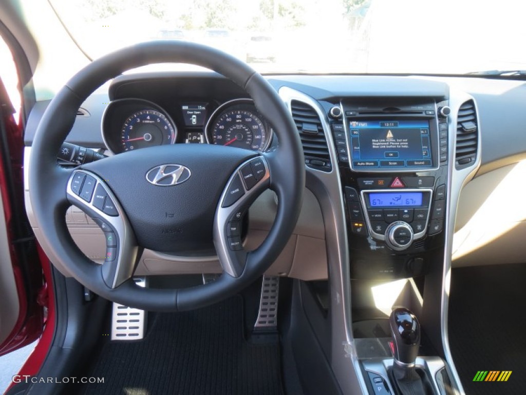 2013 Elantra GT - Red / Beige photo #29