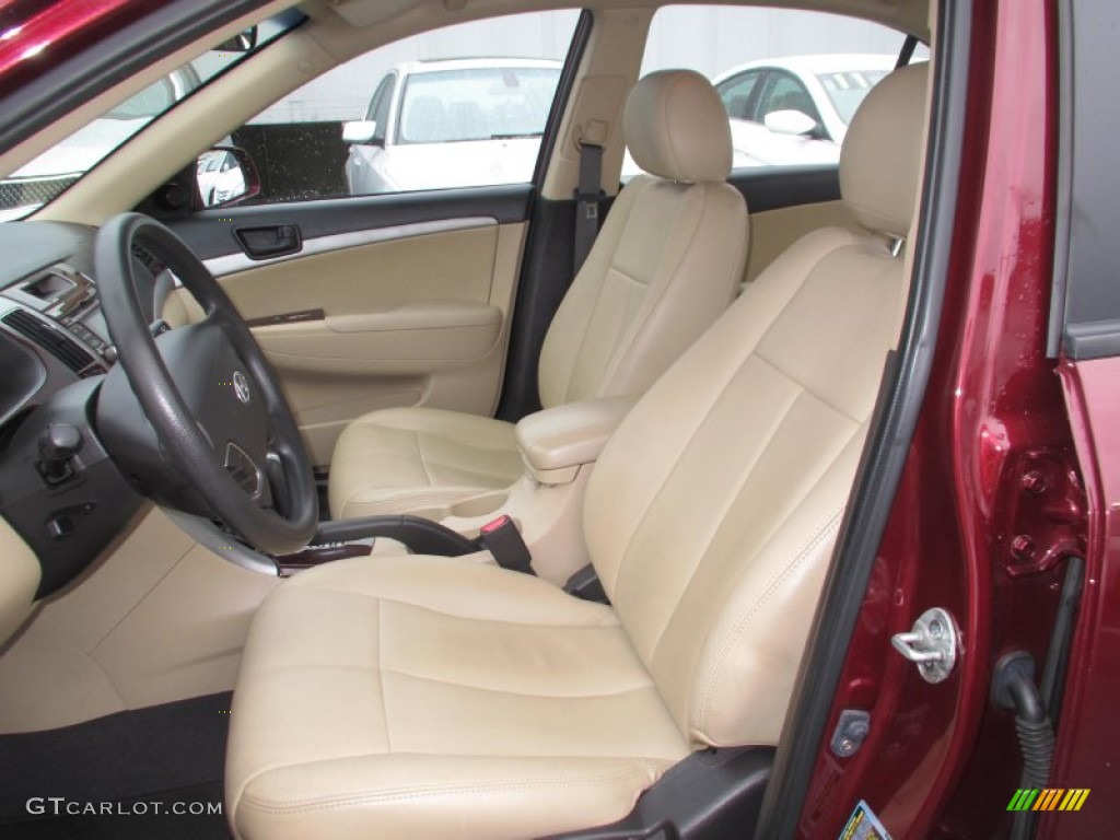 2010 Hyundai Sonata GLS Front Seat Photos