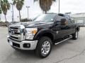 2014 Tuxedo Black Metallic Ford F250 Super Duty Lariat Crew Cab 4x4  photo #1