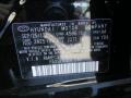  2013 Sonata Hybrid Limited Black Onyx Pearl Color Code AA