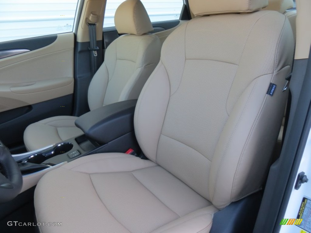 Camel Interior 2013 Hyundai Sonata Hybrid Limited Photo #88322555