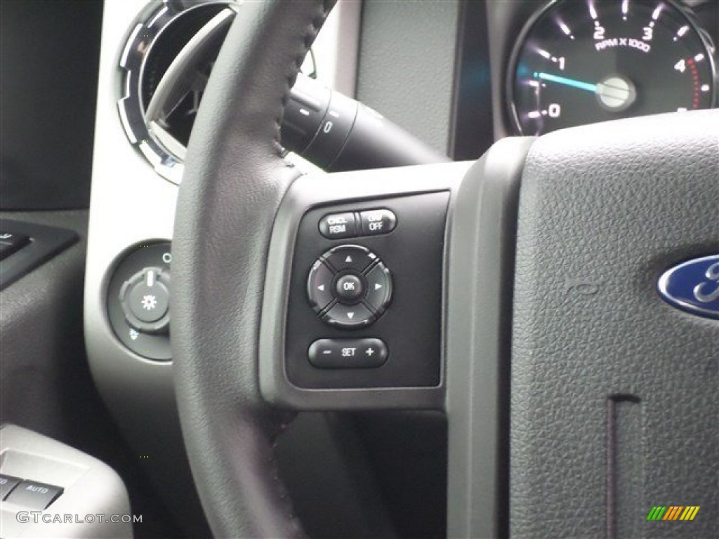 2014 F250 Super Duty Lariat Crew Cab 4x4 - Tuxedo Black Metallic / Black photo #18